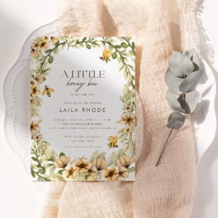 Eine kleine Honigbiene - Frühlingsdusche Einladung