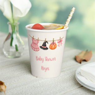 Eine kleine Hupe Halloween-Baby-Party  Pappbecher