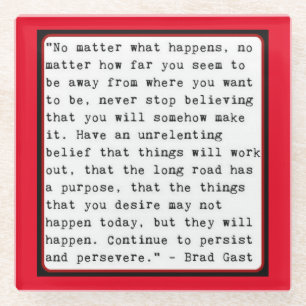 Eine kleine Inspiration Glasuntersetzer