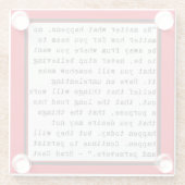 Eine kleine Inspiration Glasuntersetzer (Rückseite)