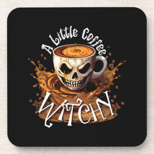 Eine kleine Kaffeehexerei Getränkeuntersetzer
