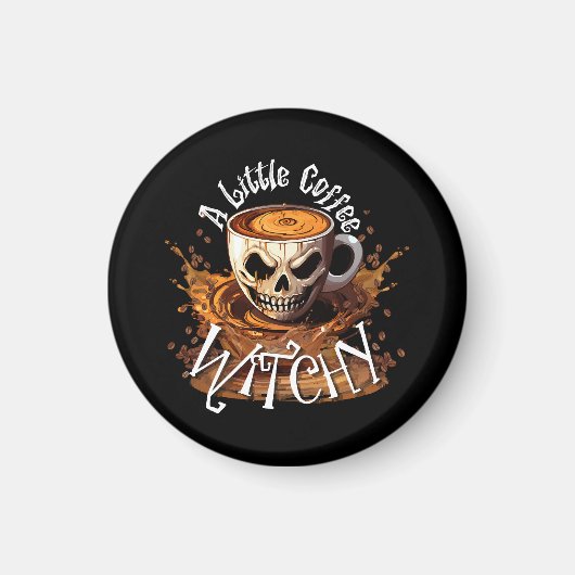 Eine kleine Kaffeekwitsche Magnet (Vorne)