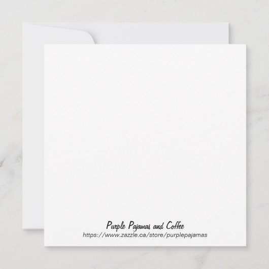 Eine kleine Karte mit einer stilisierten Frau im R (Rückseite)