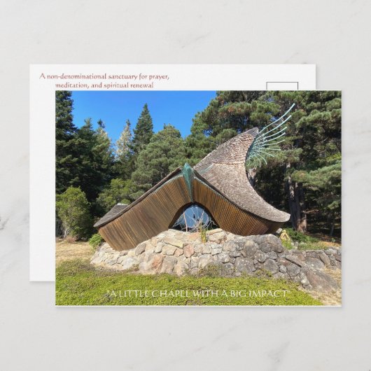 EINE KLEINE KETTE MIT GROSSEN AUSWIRKUNGEN POSTKARTE (Vorne/Hinten)