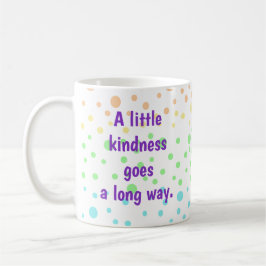 Eine kleine Kindheit hat eine Long Way Rainbow Tas Kaffeetasse