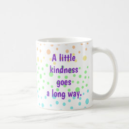 Eine kleine Kindheit hat eine Long Way Rainbow Tas Kaffeetasse