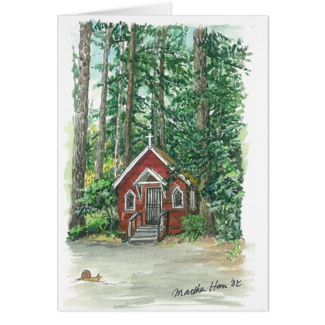 Eine kleine Kirche im Holz (Vorne)