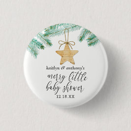 Eine kleine kleine Babydusche Button