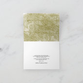 Eine kleine kleine Babydusche Dankeskarte (Innenseite)