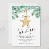 Eine kleine kleine Babydusche Dankeskarte (Vorderseite)