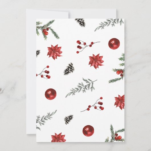 Eine kleine kleine Babydusche Einladung (Rückseite)