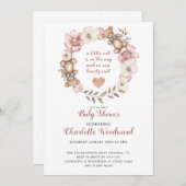 Eine kleine Kleinigkeit ist auf dem Weg zur Einlad Einladung (Vorne/Hinten)