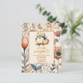 Eine kleine Kürbis-Babydusche (Stehend Vorderseite)