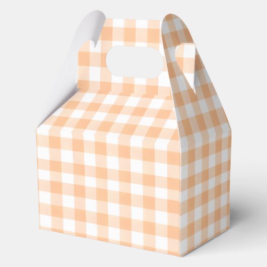 Eine kleine Kürbis-Fall-Baby-Duschbox Geschenkschachtel (Rückseite)