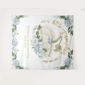 Eine kleine Kürbis-Fall-Babydusche Wandteppich (Vorderseite (Horizontal))