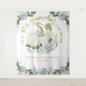 Eine kleine Kürbis-Fall-Babydusche Wandteppich (Vorderseite)