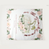 Eine kleine Kürbis-Fall-Babydusche Wandteppich (Vorderseite (Horizontal))