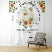 Eine kleine Kürbis-Fall-Babydusche Wandteppich (Beispiel)