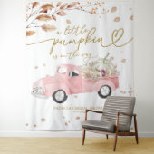 Eine kleine Kürbis-Fall-Babydusche Wandteppich (Beispiel)