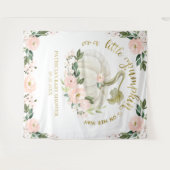 Eine kleine Kürbis-Fall-Babydusche Wandteppich (Vorderseite (Horizontal))