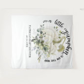 Eine kleine Kürbis-Fall-Babydusche Wandteppich (Vorderseite (Horizontal))