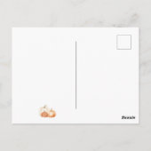 Eine kleine Kürbis-Fall-Gender-Neutral-Baby-Dusche Postkarte (Rückseite)