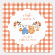 Eine kleine Kürbisfall-Baby-Party
