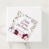 Eine kleine Kürbisgebirgsfeier zum Geburtstag Geschenkanhänger (Beispiel)