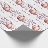 Eine kleine Kürbisgebirgsfeier zum Geburtstag Geschenkpapier (Ecke)