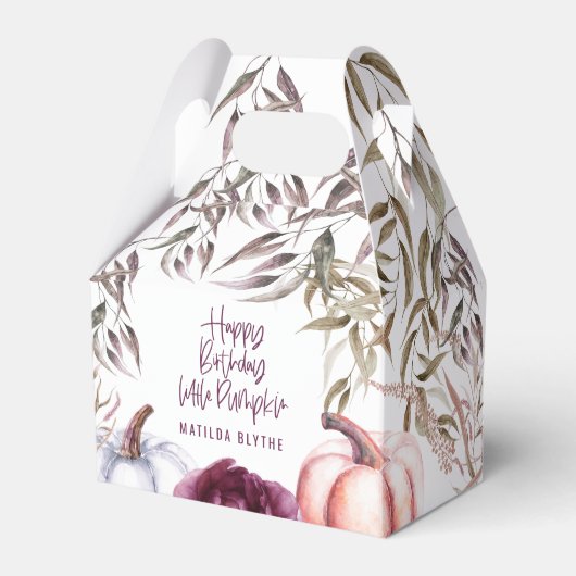 Eine kleine Kürbisgebirgsfeier zum Geburtstag Geschenkschachtel (Vorderseite)