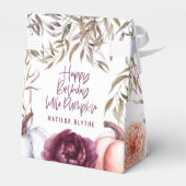 Eine kleine Kürbisgebirgsfeier zum Geburtstag Geschenkschachtel (Rückseite)