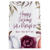 Eine kleine Kürbisgebirgsfeier zum Geburtstag Mittlere Geschenktüte (Rückseite)