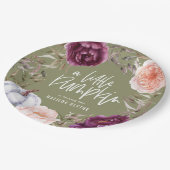 Eine kleine Kürbisgebirgsfeier zum Geburtstag Pappteller (Schrägansicht)