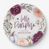 Eine kleine Kürbisgebirgsfeier zum Geburtstag Pappteller (Vorderseite)