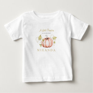 Eine kleine Kürbiskinderdusche Wasserfarbe Baby T-shirt