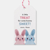 Eine kleine Leckerei für ein zartes Party Geschenkanhänger (Vorderseite)