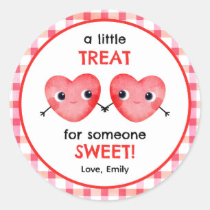 Eine kleine Leckerei für einen Freund, so süße kle Runder Aufkleber