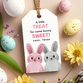 Eine kleine Leckerei für einen sonnigen süßen Pink Geschenkanhänger