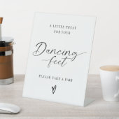 Eine kleine Leckerei für Ihre Tanzfeier Sockelschild (In SItu)