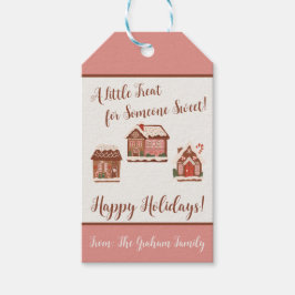 Eine kleine Leckerei für Jemand Süßes Lebkuchen-Ha Geschenkanhänger