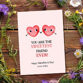 Eine kleine Leckerei für jemanden, der das Herz Va Feiertagskarte