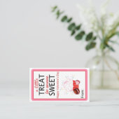 EINE KLEINE LECKEREI FÜR JEMANDEN SCHWEET VALENTIN BEGLEITKARTE (Stehend Vorderseite)