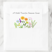 Eine kleine Leckerei für jemanden süß Rechteckiger Aufkleber (Tasche)