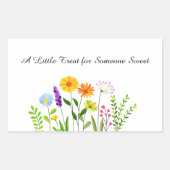 Eine kleine Leckerei für jemanden süß Rechteckiger Aufkleber (Vorderseite)