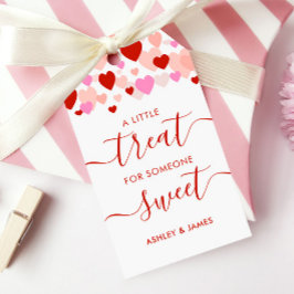 Eine kleine Leckerei für jemanden süßen Tag, Valen Geschenkanhänger