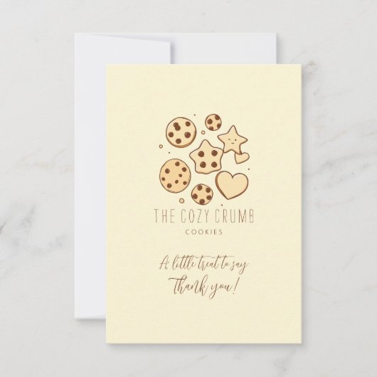 Eine kleine Leckerei von unserer Küche Dankeskarte (Vorderseite)