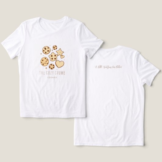 Eine kleine Leckerei von unserer Küche Uniform Tri-Blend Shirt (Design Vorderseite & Rückseite)