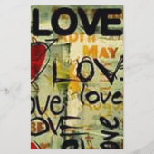 Eine kleine Liebe Graffiti Briefpapier (Vorderseite)