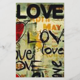 Eine kleine Liebe Graffiti Briefpapier