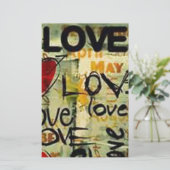 Eine kleine Liebe Graffiti Briefpapier (Stehend Vorderseite)